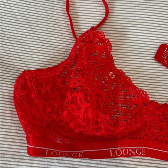 Lounge Red Lace Bra - Picture 8 of 9